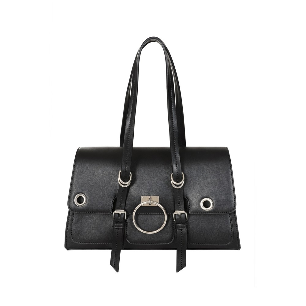 Banned - Coffin Ring Flap Bag Shoulder bag - Black